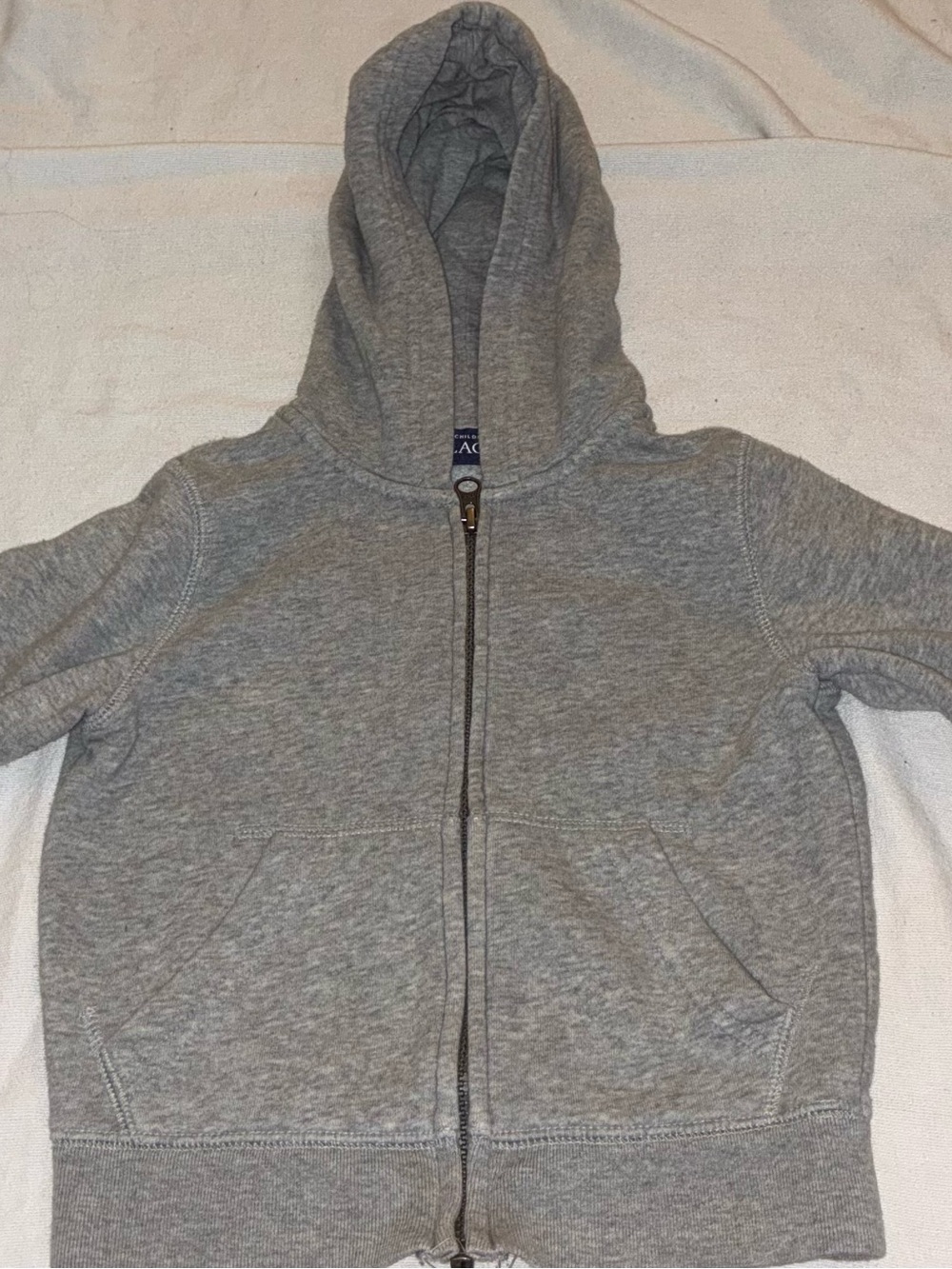 The Children's Place Gray Zip-Up Hoodie Jacket